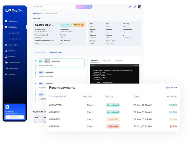 Merchant Dashboard